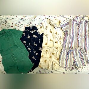 Set of 4 Assorted Kids' shirts and shorts set